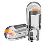 YUPIKJI 30PCS 194 Car LED Light Bulbs, License Plate Light, 168 2825 W5W Wedge COB LED Bulbs, Super Bright 0.36w 12V T10 6000K Lighting Accessories for Dome Map Door Courtesy Lights (Pink Purple)