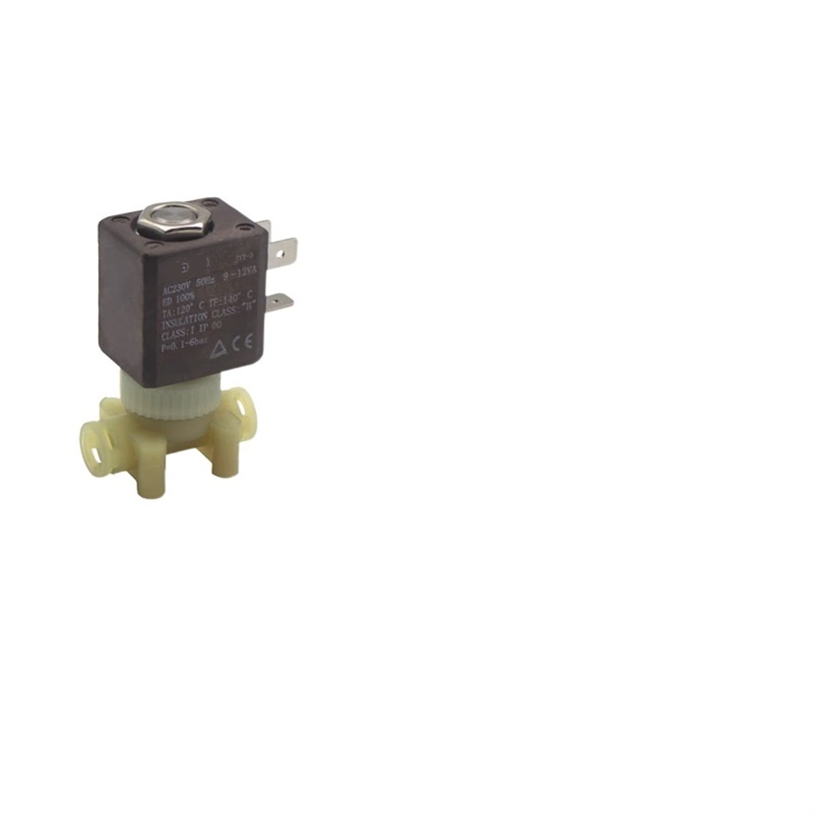 JYZ-3 AC 230V 50HZ 6Bar Cannula 2/2 Vie Plastica Normalmente Chiusa Acqua Elettrovalvola for Vapore/Macchine for Il caffè 1 Pz