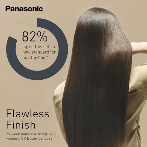 Panasonic EH-NA0J-N895 Hairdryer with Diffuser, Nanoe Moisture+ and Mineral Technology, Intelligent Heat Sensing, Styling Nozzle, Hot & Cold Alternating Mode, Black & Champagne Gold - Image 6