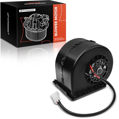 Image of A-Premium Front HVAC Heater Blower Motor Compatible with 010-A70-74D Single Wheel /12V Blower Motor, with Fan Cage
