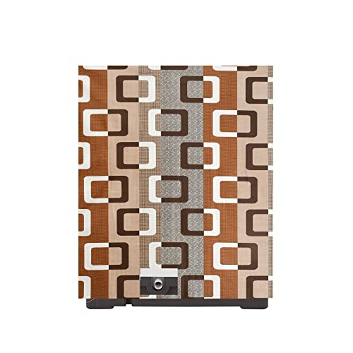 Image of Woah Washing Semi Automatic Washing Machine Cover Suitable for 5 Kg to 8 Kg Brown Box Top Load Washing Machine Cover | Dustproof Durable Cover