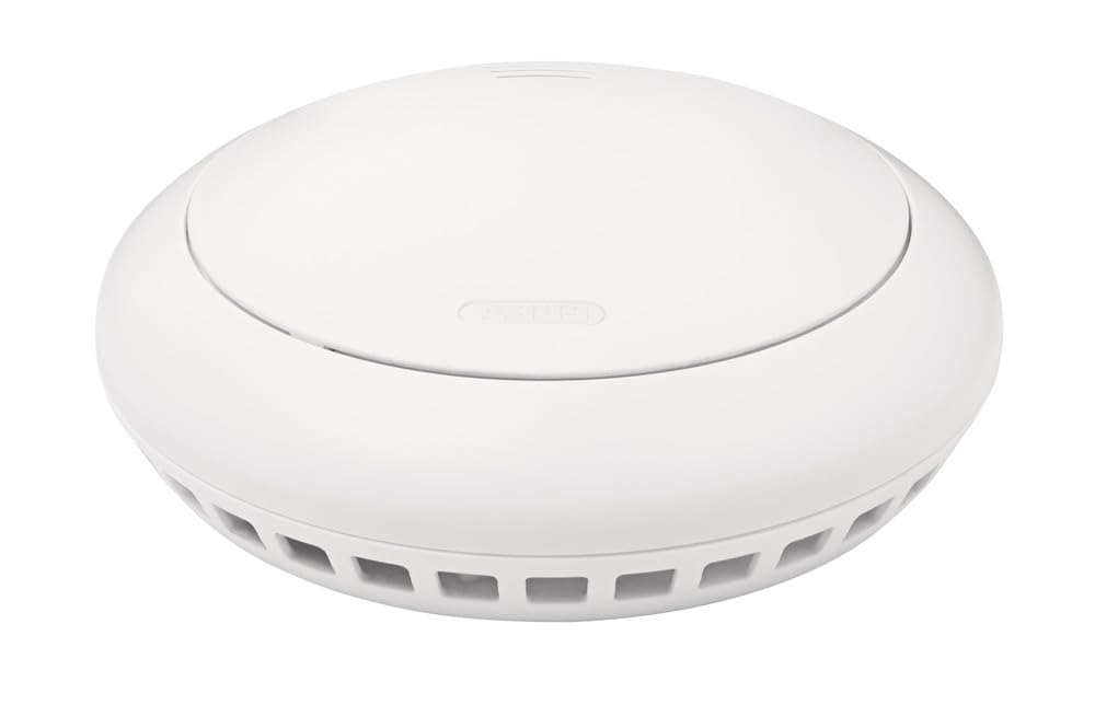 ABUS Detector de Humo y Calor FURM45000 Smartvest Pro - Inalámbrico, DIN EN | Sensor inteligente para hogar con notificación push, montaje sin cables y conexión inalámbrica a central Smartvest Pro.