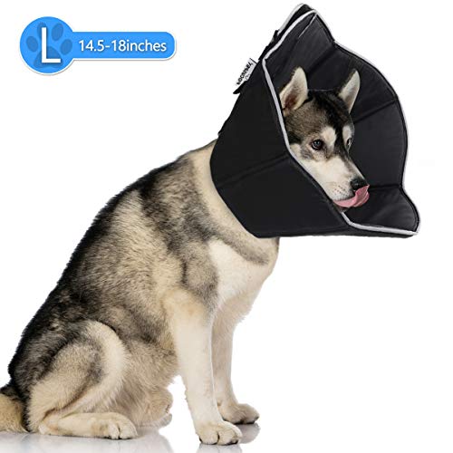 FOCUSPET Dog Cone Collar for Surgery, Pet Recovery Collar for After Surgery, Dogs