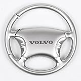 Volvo Steering Wheel Chrome Keychain