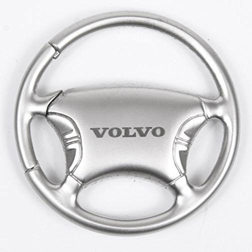 Volvo Steering Wheel Chrome Keychain