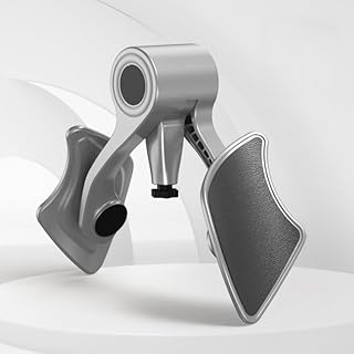 JUJU LLMM Men Kegel Trainer Pelvic Floor Muscle Repairer, Strength-Adjustable Sphincter Exerciser Thigh Master Home Office Fitness (Grey)