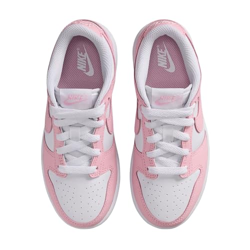 toddler nike dunk low (white/pink)3