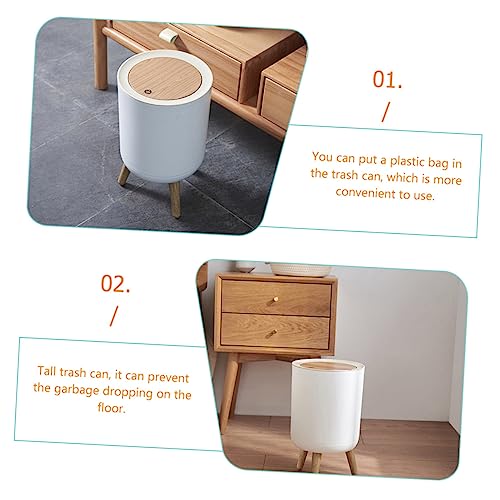 Papelera alta elegante Holibanna para hogar y oficina miniatura 7
