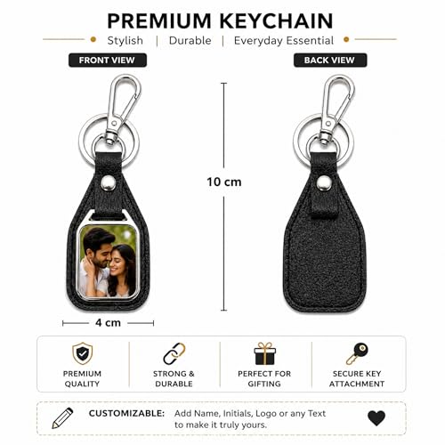 Image of magical gifts Customized Keychains, Unique Personalized Key RIngs and Charms with Your Photos /Name /Design for Bags /Bikes /Car and Gifting Purposes