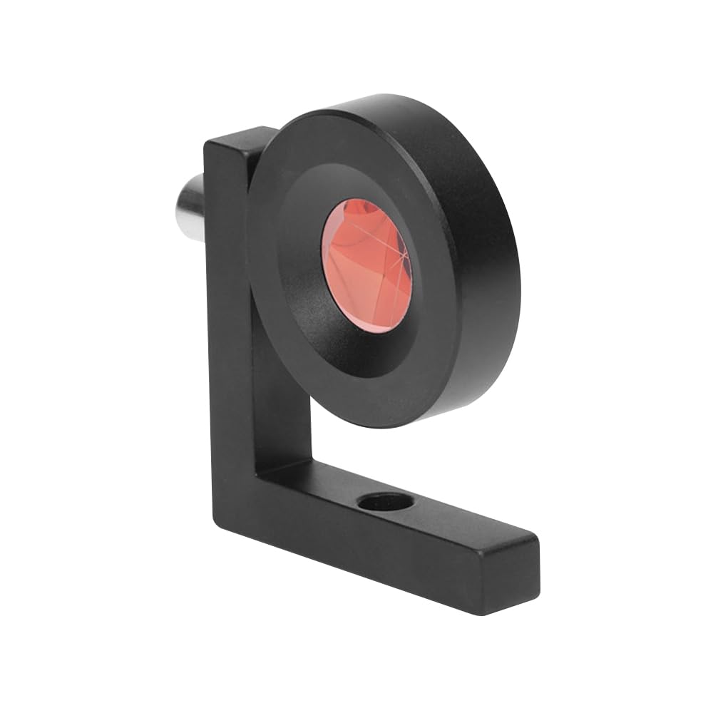 Sarini Mini Prisma a Tunnel da 90 Gradi L Bar Prisma di misurazione ad Angolo retto Placcato in Rame per apparecchiature di rilevamento della Stazione Totale Mini Prisma di precisione Compatto