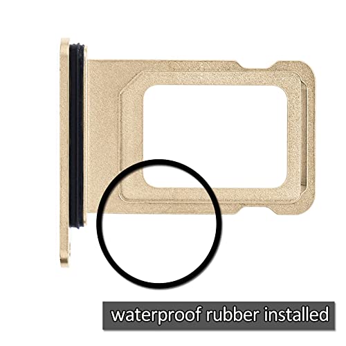 Sim Card Tray Slot Compatible With Iphone 12 Pro Iphone 12 Pro Max Sim Car Tray Slot For Iphone 12 Pro/Iphone 12 Pro Max Sim Card Holder Replacement (Gold) #TOP1