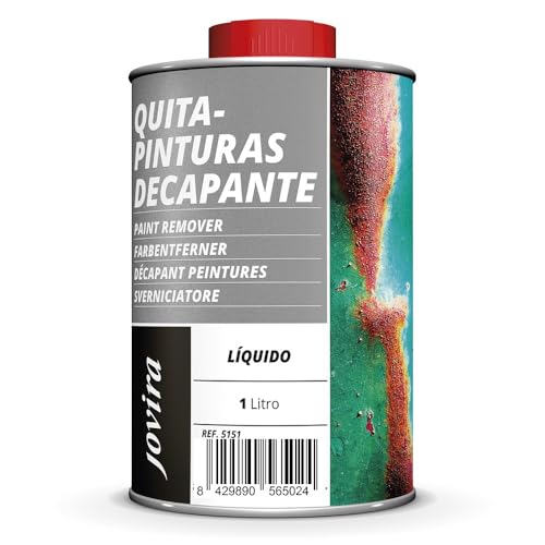 JOVIRA PINTURAS Quitapinturas Decapante. Para la eliminación de viejas capas de pinturas (1 Litro, Liquido) C-04
