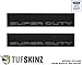 TufSkinz | Front Door Sill Protection - Compatible with 2017-Up Super Duty - 2 Piece Kit (TUF-Liner, Black w/Gray Outline Logo)…