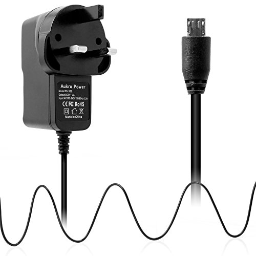 Aukru 5V 2000mA Micro USB Power Supply Charger Adapter For Raspberry Pi 2 Model B/Pi 2 B+ Plus, Banana pi