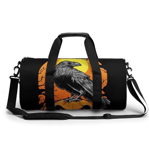 Sac de sport gym oiseau citrouille duffel bag de voyage randonnée 45cm