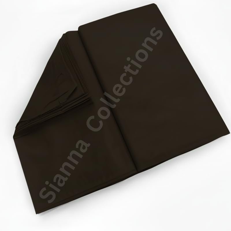 Image of Premium Plain Cotton Costume Lining Dress Fabric 34 inch Wide, Best Material - Black Color - 3 Meter Pack