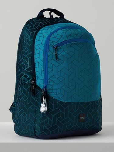 Image of Wiki Stylish Unisex Backpack 2 Durable & Lightweight backpack for Men & Women | Backpack for Office, Gym, Travel (31.5 Litre, Navy)