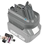 BATINO Adapter für Dyson V6 Akku Adapter für Makita 18V Lithium Akku, für Dyson DC62 akku,DC58 DC59 DC61 SV03 SV06 Handstaubsauger Konverter