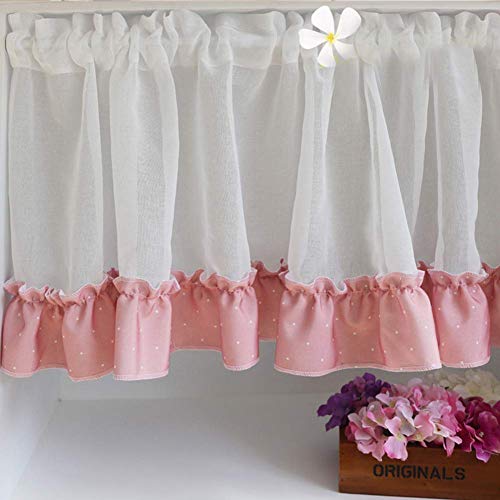 Cortinas de media cocina en lino y algodón para decorar tu ventana con encanto 2
