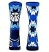 Basketball Woven Mid-Calf Socks | Aztec | Blue