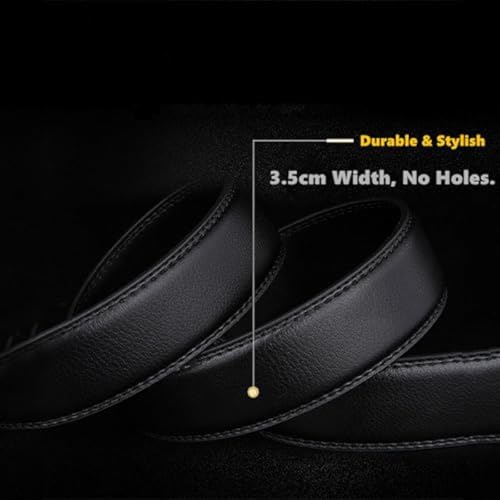 Image of WildHorn Men's Genuine Leather Belt for Men| Premium Auto-Lock Buckle | Adjustable up to 48 inch | Formal & Casual Wear | Micro-Adjust Fit | Stylish Gift Box Included