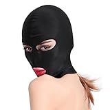 AJOHBM Caperuza de Viaje para Dos - Nylon Negro, Accesorio Íntimo para Juegos en el Dormitorio y Escapadas Románticas 1107