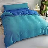 TAMAÑO ADECUADO: Juego de Funda Nordica Cama Reversible 135 lleva 1 funda edredon de 220x220cm con 1 Funda de Almohada 45x145cm y 1 Bajera de 135x200+30cm