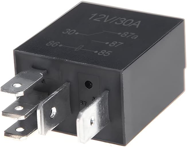 5 Pin 12V 30A Multi-Purpose Automotive Relay - Heavy Duty Standard Relay for Car Motor, Universal Replacement Accessories