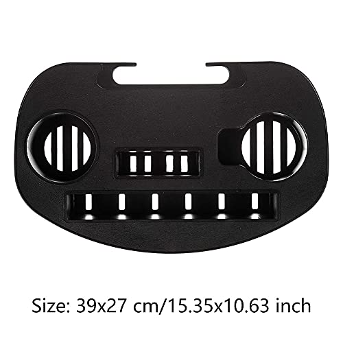 Clip on Camping Chair Side Table Sun Lounger Tray Beach Storage Tidy with Mobile Device Slot Snack Tray for Camping Beach Fishing Garden Indoor Outdoor - Image 4