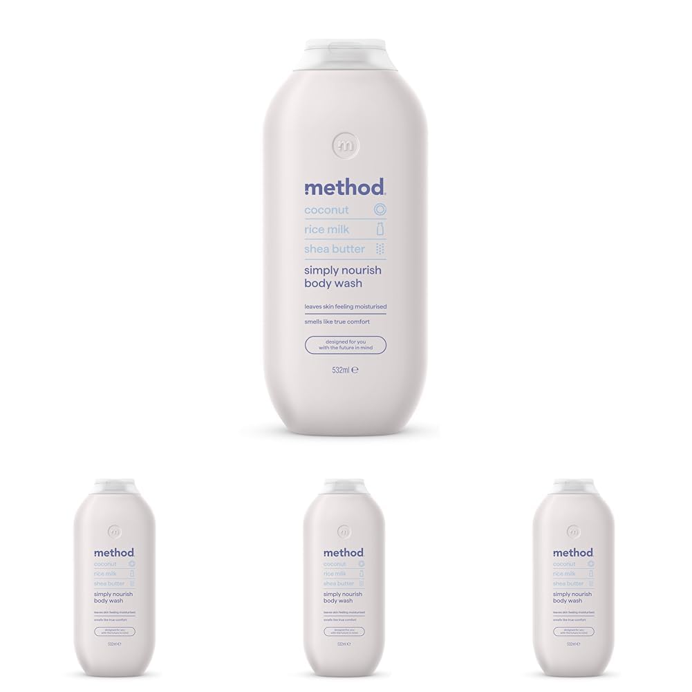 Method Gel douche Simply Nourish 532 ml (Lot de 4)