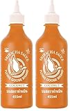Flying Goose Sauce Chili Sriracha au coco 1 x 460 g (Lot de 2)
