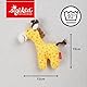 SIGIKID 41170 Rassel Giraffe Red Stars Mädchen und Jungen Babyspielzeug empfohlen ab Geburt gelb