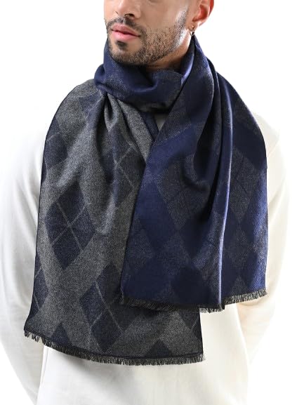 Cazzano Checkered Men's Muffler Elegant Design Best Pack of 1-picture-33