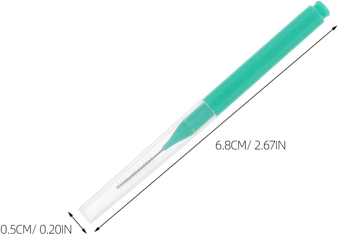 100pcs Interdental Brushes Soft Tufted Dental Tooth Picks for Braces Gum Care Oral Cleaning Tools for Tight Teeth Cleaning