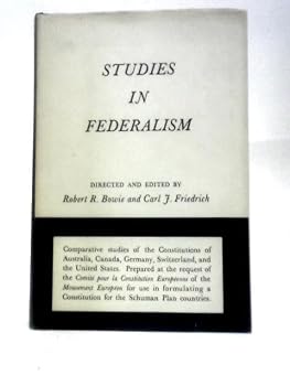 Hardcover Studies in Federalism Book