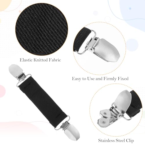 Image of YUXIANLB 6Pcs Dress Clips Back Cinch Set, Dress Cinch Clips Set, Waist Clip, Back Cinch Shawl Clips, Retro Sweater Clips, Retro Cardigan Collar Clips, Shirt Brooch Clips for Women Girls Wearing