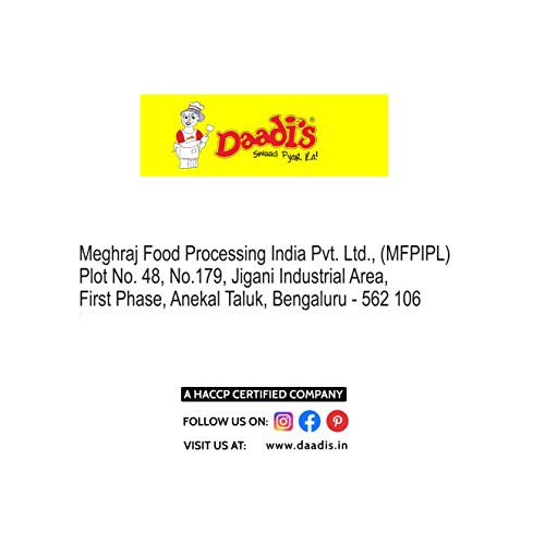 Image of Daadi's Golden Wheat Crisps Tangy Pudina Khakhra (Pack of 3)