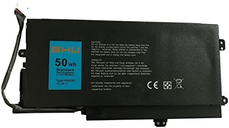 GHU Premium 50Wh Replacement for HP PX03XL Notebook Battery, Fast Charge, East Install, UL CE Tested, Last Long - PX03XL Laptop Battery, HP PX03XL Battery, 715050 001 Battery - Free Return