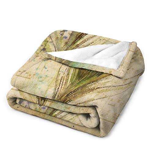 Couverture flanelle haut de gamme bohème verte en microfibre douce - 6