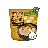 Mike's Mighty Good Craft Ramen, Chicken Ramen Soup, 1.6 Oz Cups (Pack of 6)