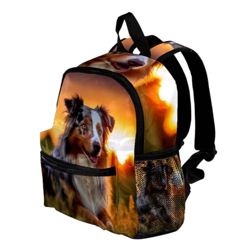 Small Backpack for Women, Lightweight Back Pack, Australian Shepherd Dog3