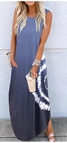 Image of CHUNTIANRAN Maxi Dresses for Women Summer Outfits Boho Beach Long Dresses Casual Sundresses Resort Wear for Women 2026