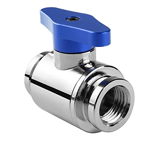 Refroidissement d'eau PC valve à boulets G1/4 bleue composants DIY watercooling