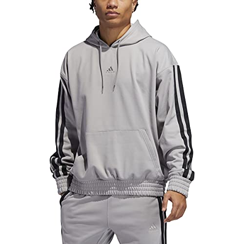 adidas mens Legend Winter Hoodie Solid Grey Small