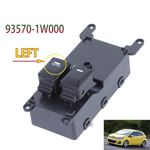 Interrupteur lève-vitre Kia Rio 2012 avec commande fluide des vitres UB - 2
