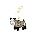 Produktbild Borbonese Schluesselring MOLLY Braun - Beige - Schwarz Damen - 900102-H61-S71