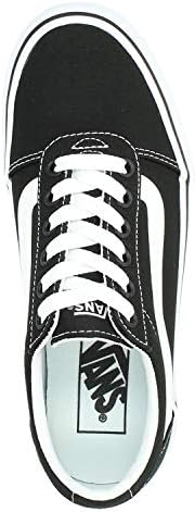 Vans Women's Platform Trainers Sneaker, Black Canvas Black White 187, 9 | Image 5