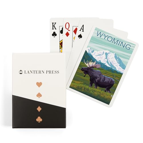 Naipes Póker Wyoming Moose y Montaña Nevada 52 Cartas