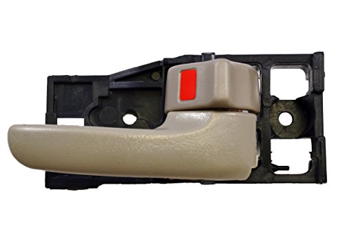 PT Auto Warehouse TO-2950E-FR - Inside Interior Inner Door Handle, Beige (Fawn) - Regular/Access Cab, Passenger Side Front
