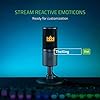Razer Seiren Emote - USB Condenser Microphone for Streaming with Emoticon Display (8-Bit LED Display, Stream-Reactive, Hypercardioid Microphone, Shock Absorber, Plug and Play) Black #3